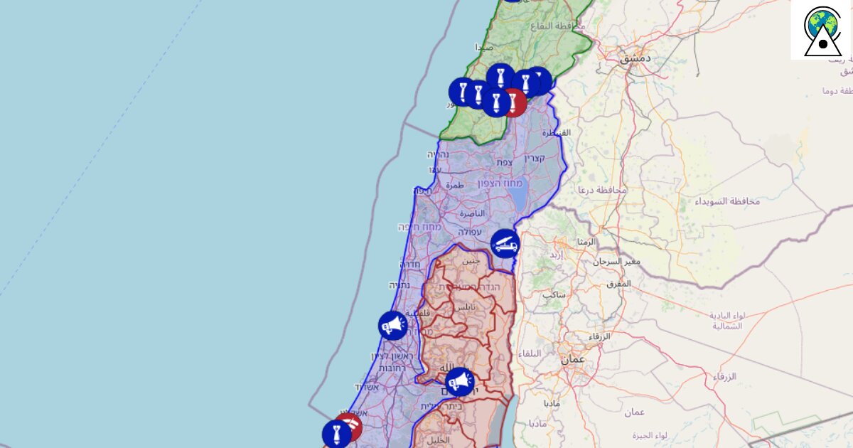 Carte des événements
